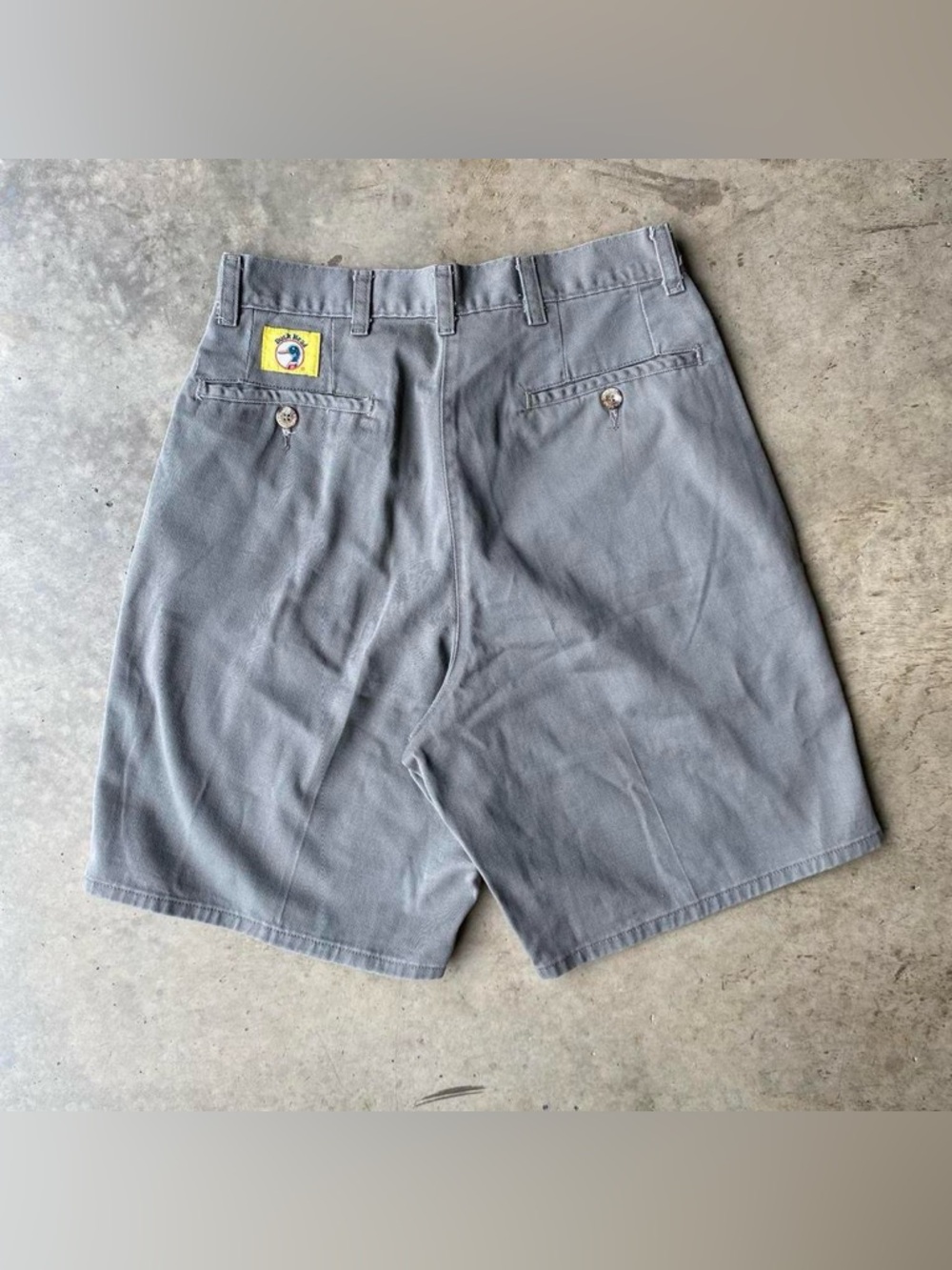 Vintage chino shorts 90s Duckhead khaki chino preppy shorts. Military boy scout